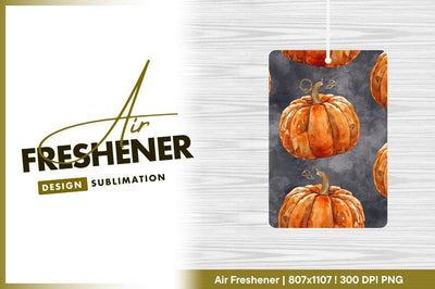 Watercolor Pumpkins on Dark Gray Background Autumnal Repeat Pattern Sublimation Regulrcrative 