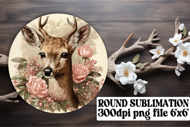 Watercolor Retro Christmas PNG Keychain Round Design Sublimation afrosvg 