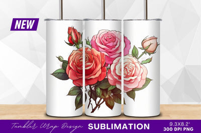 Watercolor roses flower arrangement clipart png Sublimation Regulrcrative 