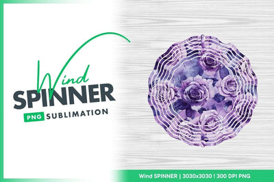 Watercolor Roses Pattern Purple Flowers and Leaves Floral Background Sublimation Regulrcrative 