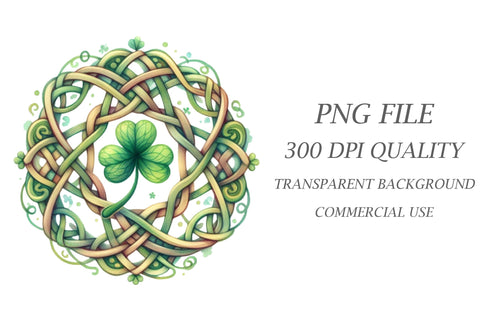 Watercolor Saint Patrick's Day Clipart Sublimation Rupkotha 