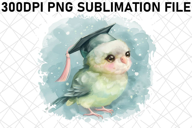 Watercolor School Animals Graduation Design Sublimation afrosvg 