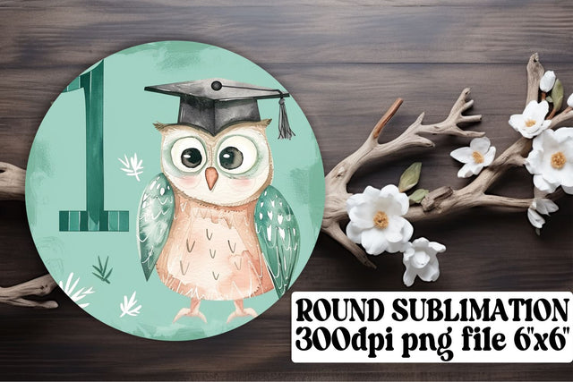 Watercolor School Circle Animals Sublimation Art keychain Sublimation afrosvg 