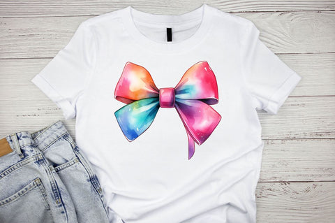 Watercolor Set of Bows Sublimation Bundle Clipart Bundle Sublimation Designangry 