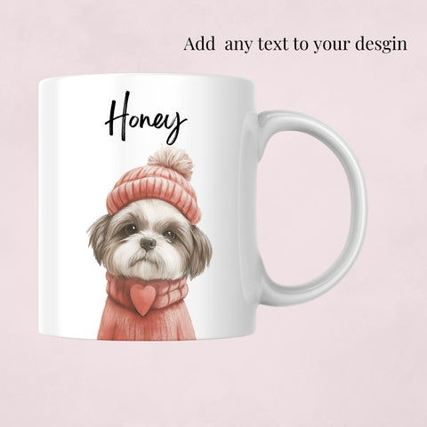 Watercolor Shih Tzu Clipart PNG SVG Elise Cellucci 