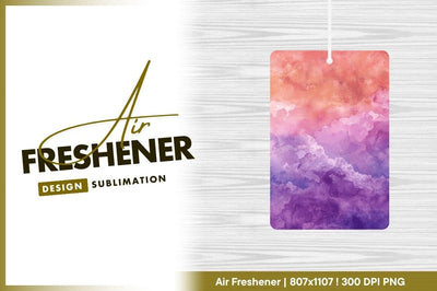Watercolor Sky Gradient in Orange Pink Purple and Violet Tones Abstract Background Sublimation Regulrcrative 
