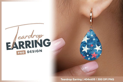 Watercolor stars pattern red white blue Sublimation Regulrcrative 