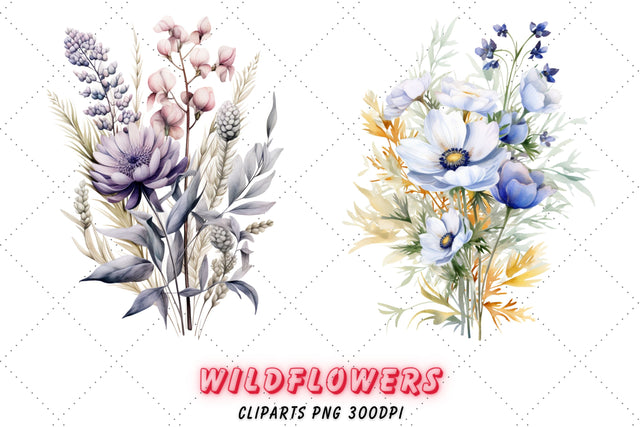 Watercolor Tropical Flowers Clipart Set | Flowers Sublimation Sublimation FloridPrintables 