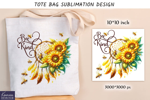 Watercolor vintage dream catcher. Tote bag design Sublimation Kseniia designer 