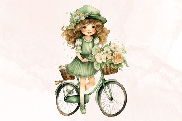 Watercolor Vintage Sassy Little Girl Sublimation Bundle Sublimation Designangry 