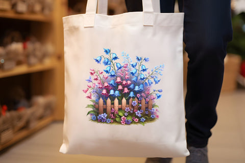 Watercolor Whimsical Flowers Clipart Sublimation Rupkotha 