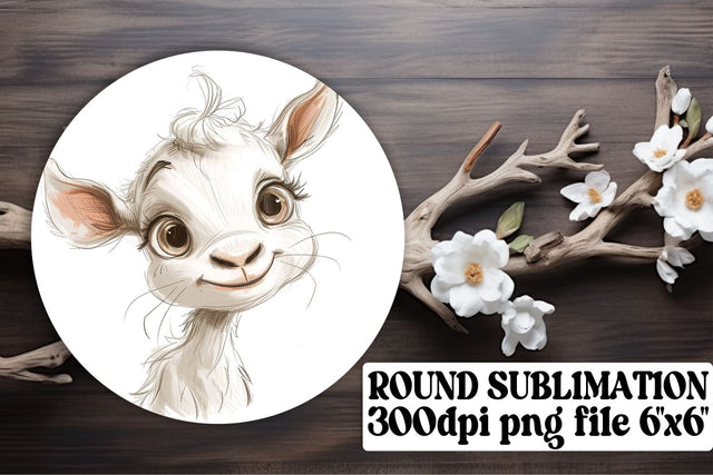 Watercolor Wildlife Circle Designs Sublimation afrosvg 