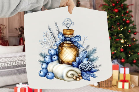Watercolor Winter Spa Clipart Bundle Sublimation SVGArt 