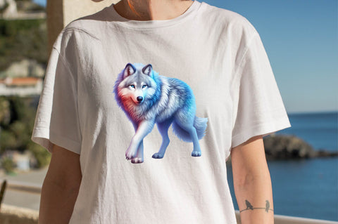 Watercolor Wolf PNG Sublimation Clipart Sublimation SVGArt 