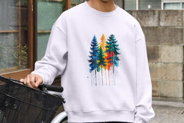 Watercolour Abstract Trees Sublimation Nurstore 