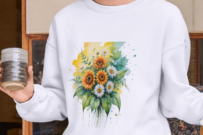 Watercolour Wildflowers Sublimation Nurstore 