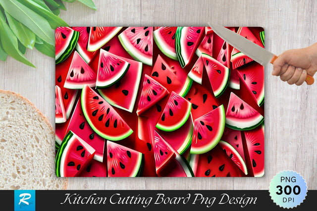 Watermelon Cutting Board PNG Sublimation Regulrcrative 