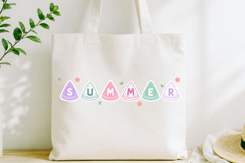 Watermelon Decorative Font Duo | Cute Summer Cricut Font | Regular & Outline Watermelon Alphabet Font AnningArts Design 