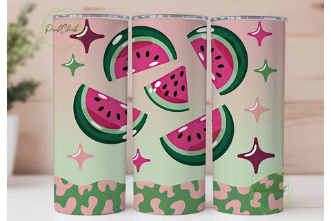 Watermelon Leopard 20oz Tumbler Sublimation PixelChick 