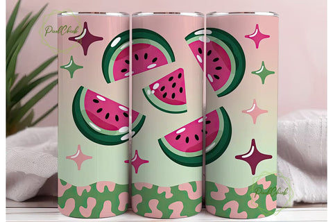 Watermelon Leopard 20oz Tumbler Sublimation PixelChick 