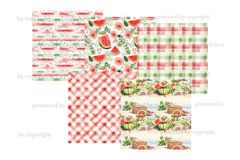 Watermelon Papers | Summer Pattern Bundle Digital Pattern GlamArtZhanna 