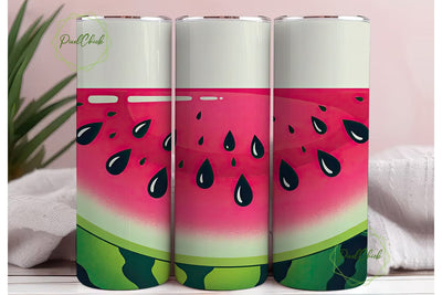 Watermelon Slice 20oz Tumbler Wrap Sublimation PixelChick 