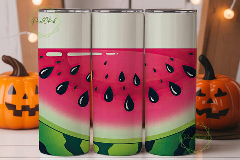 Watermelon Slice 20oz Tumbler Wrap Sublimation PixelChick 