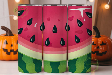 Watermelon Slice 20oz Tumbler Wrap Sublimation PixelChick 