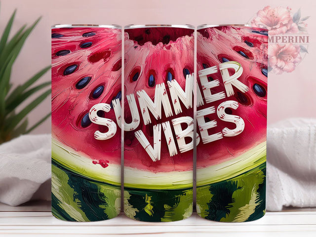 Watermelon Summer Fruit Tropical Tumbler, Summer Vibes Tumbler, Fruit Tumbler Design, 20oz Sublimation Wrap, Pink Tropical Tumbler, Cute Summer Tumbler, Fresh Fruit Tumbler Wrap Sublimation Li Zamperini 