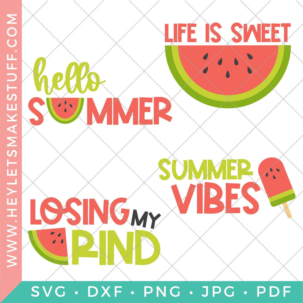 Watermelon SVG Bundle - So Fontsy