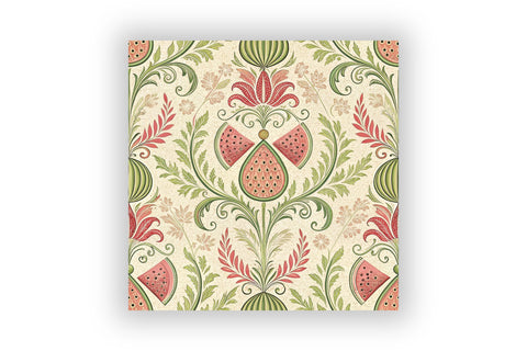 Watermelon Toile Digital Paper Pack, Vintage Floral Toile, Gingham & Stripe Seamless Patterns, Wedding, Scrapbooking & Printable Crafts Digital Pattern FloridPrintables 