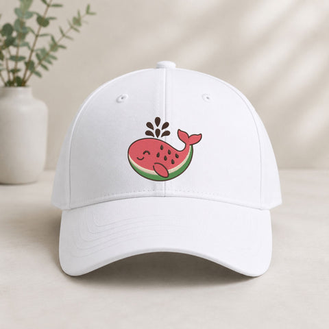 Watermelon Whale Machine Embroidery Design – Cute Summer Fruit Whale Embroidery File Embroidery/Applique DESIGNS PatternFeed8 