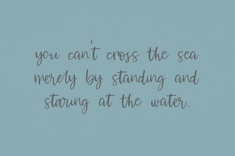 Waterssong Brush Script Font Beck McCormick 