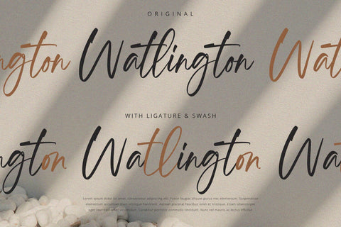 Watlington - Handwritten Font Font Alpaprana Studio 