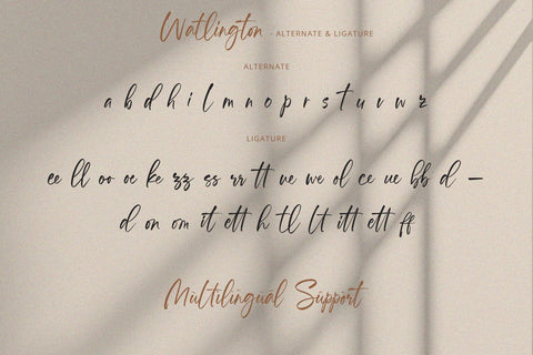 Watlington - Handwritten Font Font Alpaprana Studio 