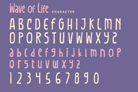 Wave of Life - Display Font Font Alpaprana Studio 