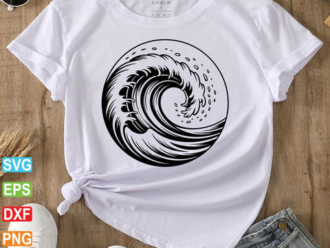 WAVE SVG, Wave Svg Cut Files For Cricut, Wave Clipart SVG Creativeart88 