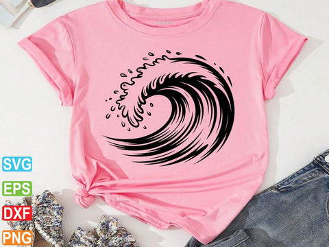 WAVE SVG, Wave Svg Cut Files For Cricut, Wave Clipart SVG Creativeart88 