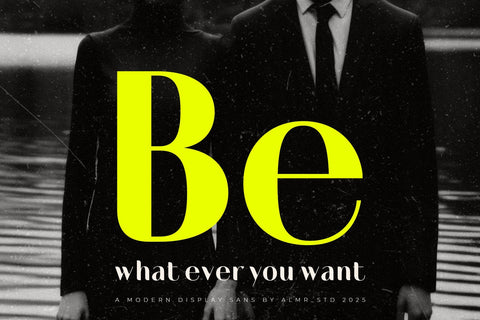 Wavea - Modern Display Sans Font studioalmeera 