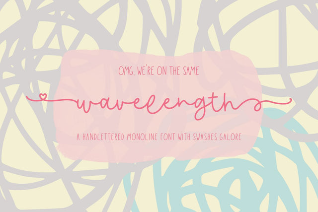 Wavelength Script Font Beck McCormick 