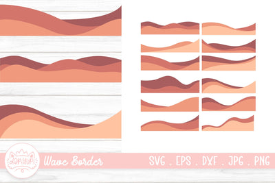 Wavy design element. Decor for brochure, banner, and flyer. SVG dapiyupi store 