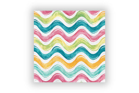 Wavy Hand Drawn Stripe Digital Paper, Seamless Bright Summer Pattern Bundle, Printable Scrapbook Paper, Rainbow Vivid Design Collection Digital Pattern FloridPrintables 