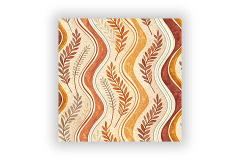 Wavy Hand Drawn Stripe Digital Paper, Seamless Earthy Boho Pattern Bundle, Printable Scrapbook Paper, Terracotta Organic Design Collection Digital Pattern FloridPrintables 