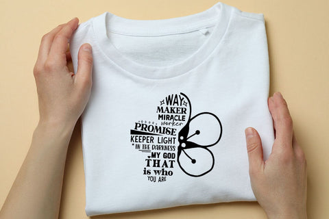 way maker miracle worker promise SVG Angelina750 