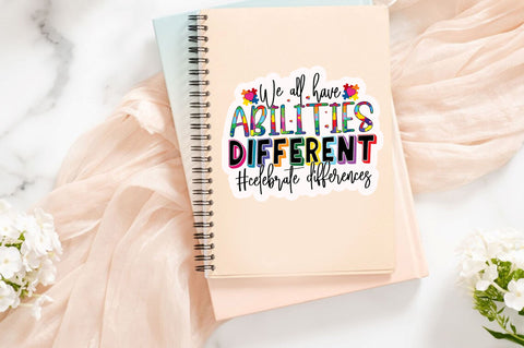 We all have Sticker Design Sublimation Regulrcrative 