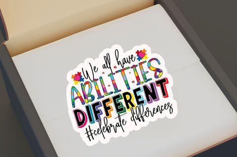 We all have Sticker Design Sublimation Regulrcrative 