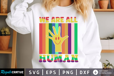 We are all human svg Design SVG Regulrcrative 