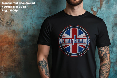 We Are the Mods - Union Jack Png Sublimation Karma Genie Graphics 
