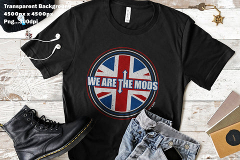 We Are the Mods - Union Jack Png Sublimation Karma Genie Graphics 