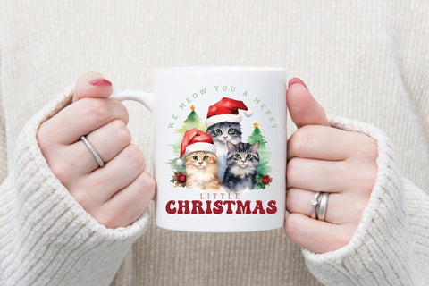 We Meow You a Merry Little Christmas Sublimation Sublimation CraftLabSVG 